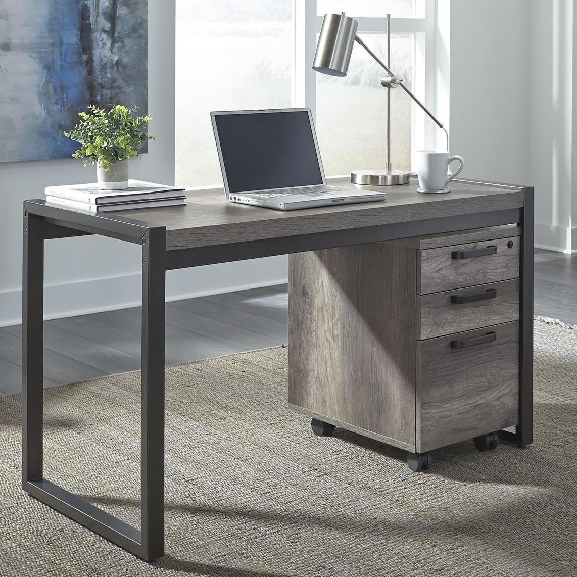 Office desk with file cabinet hotsell